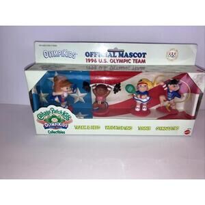 Vintage 1996 Cabbage Patch U.S. Olympikids Team Set of 4 Official Mascots NEW